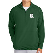 Sport-Tek® Repeat 1/2-Zip Long Sleeve Hooded Jacket