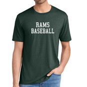 Roseau Rams Baseball Logo District ® Perfect Tri ® Tee